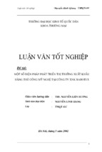 Một số biện pháp phát triển thị trường xuất khẩu hàng thủ công mỹ nghệ ( www.sites.google.com/site/thuvientailieuvip )