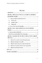 Thu hút fdi vào ngành nông nghiệp tại việt nam từ năm 2007 đến nay   thực trạng và giải pháp ( www.sites.google.com/site/thuvientailieuvip )