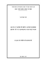 Quản lý kinh tế biển   kinh nghiệm quốc tế và vận dụng vào việt nam ( www.sites.google.com/site/thuvientailieuvip )