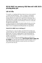 đề thi gsat của samsung việt nam mới nhất 2015 có phương pháp giải