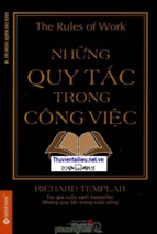 Những nguyên tắc vàng trong công việc   richard templar ( www.sites.google.com/site/thuvientailieuvip )