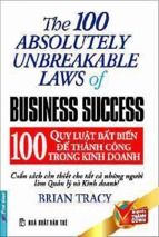 100 quy luật bất biến để thành công trong kinh doanh ( www.sites.google.com/site/thuvientailieuvip )