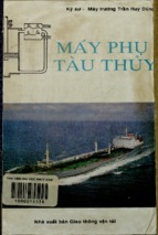 Máy phụ tàu thủy. tập 1 máy thủy lực và truyền động thủy lực thể tích  trần huy dũng 