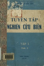 Tuyển tập nghiên cứu biển. tập 1. phần 2  viện nghiên cứu biển 