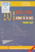 101 bài tập kinh tế vi mô chọn lọc