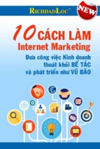 10 cách làm internet marketing ( www.sites.google.com/site/thuvientailieuvip )