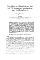 Thực thi quyền sở hữu trí tuệ theo pháp luật việt nam và pháp luật của một số quốc gia ở đông nam á