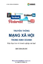 Truyền thông mạng xã hội trong kinh doanh   richdadloc ( www.sites.google.com/site/thuvientailieuvip )