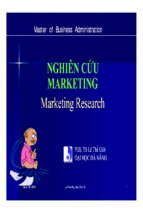 Bài giảng nghiên cứu marketing ( www.sites.google.com/site/thuvientailieuvip )