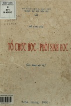 Tổ chức học   phôi sinh học  hồ thu cúc 