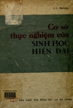 Cơ sở thực nghiệm của sinh học hiện đại  j. a. ramsay; người dịch vũ triệu an, nguyễn ngọc lanh 