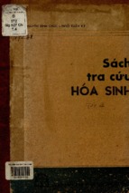 Sách tra cứu hóa sinh. tập 4 các thông số và hằng số thực nghiệm về sắc ký và điện di  nguyễn đình chúc, ngô tuấn kỳ 