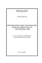 Chăm sóc khách hàng tại tập đoàn bưu chính viễn thông việt nam   chi nhánh bắc ninh