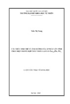 Cấu trúc tinh thể và ảnh hưởng của áp suất lên tính chất điện trong hợp chất thiếu lantan (fe, si)la1 13