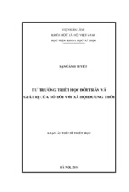 Tư tưởng thiền học đời trần và giá trị của nó đối với xã hội đương thời