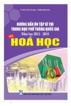 Hướng dẫn ôn tập kỳ thi thpt quốc gia môn hóa học 2017 