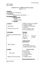 Giáo án anh 7 kì 2   tiếng anh 7   nguyễn thiên hương