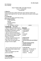 Giáo án anh 8 kì 2   tiếng anh 8   nguyễn thiên hương