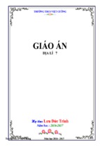 Giao an dia ly 7 nam hoc 16 17   địa lý 7   nguyẽn thị dung
