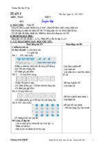 Giáo án seqap lớp 1   toán học 1   huỳnh thị thu thuỷ