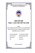 Hoàn thiện kế toán tiền lương và các khoản trích theo lương tại công ty tnhh thương mại và phát triển khoa học công nghệ nv