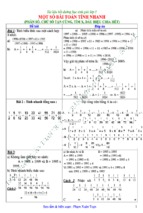 Một số bài toán tính nhanh lớp 5   tin học 4   trịnh thị bé trúc