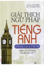 Giải thích ngữ pháp tiếng anh-   mai lan hương (bản đẹp năm 2015)