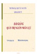 Quản trị nguồn nhân lực   ths trần thị nga ( www.sites.google.com/site/thuvientailieuvip )