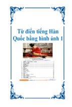 Từ điển tiếng hàn quốc bằng hình ảnh 1