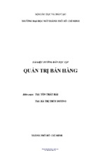 Bài giảng quản trị bán hàng   đh mở tphcm ( www.sites.google.com/site/thuvientailieuvip )