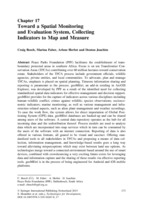 Toward a spatial monitoring and evaluation system, collecting indicators to map and measure