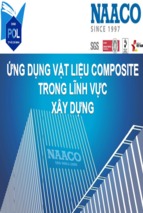 ứng dụng vật liệu composite trong lĩnh vực xây dựng