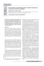 Porous materials via nanocasting procedures_ innovative materials and learning about soft matter organization