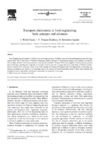 Transport phenomena in food engineering. basic concepts and advances