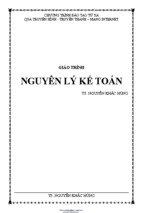 Giáo trình nguyên lý kế toán   nguyễn khắc hùng ( www.sites.google.com/site/thuvientailieuvip )