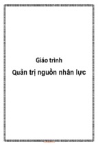 Giáo trình quản trị nguồn nhân lực ( www.sites.google.com/site/thuvientailieuvip )