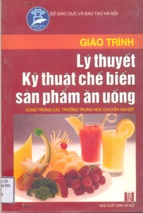 Thcn.giáo trình lý thuyết kỹ thuật chế biến sản phẩm ăn uống (nxb hà nội 2007)   nguyễn hữu thủy, 293 trang