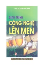 Giáo trình công nghệ lên men (nxb giáo dục 2010)   lương đức phẩm, 253 trang