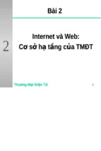 Internet và web cơ sở hạ tầng của thương mại điện tử ( www.sites.google.com/site/thuvientailieuvip )