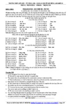 Giáo án chuyên đề   tiếng anh 10   đỗ văn bình