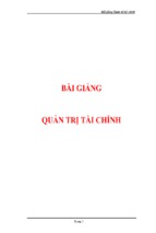 Ebook bài giảng quản trị tài chính ( www.sites.google.com/site/thuvientailieuvip )