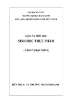 đhđn.giáo án môn học sinh học thực phẩm   ts.trương thị minh hạnh, 209 trang