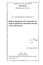 Công nghệ sản xuất và sử dụng chất phụ gia có nguồn gốc thiên nhiên (nxb hà nội 2005)   nguyễn thị ngọc tú, 255 trang