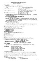 đề cương tiếng anh 6 học kỳ ii   tiếng anh 6   lê kim hơn