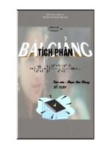 Bài giảng tích phân của thầy phạm kim chung   nghệ an ( www.sites.google.com/site/thuvientailieuvip )