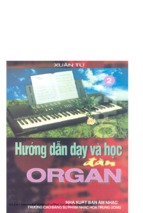 Ebook hướng dẫn dạy và học đàn organ (tập 2)   xuân tứ