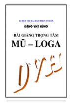 Bài giảng trọng tâm mũ logarit ( www.sites.google.com/site/thuvientailieuvip )