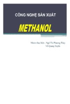 đề tài công nghệ sản xuất methanol