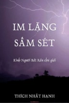 Im lặng sấm sét