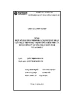 đề tài một số giải pháp nhằm đẩy mạnh xuất khẩu gạo trực tiếp sang thị trường châu phi của tổng công ty lương thực miền nam vinafood